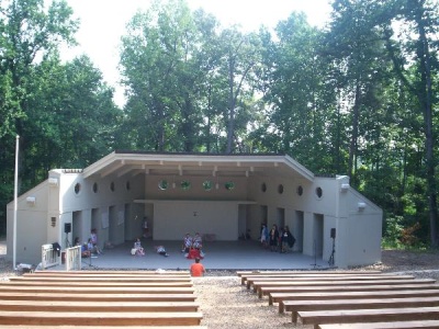 Amphitheatre where "Summer in the Park" concerts are held.